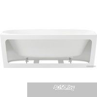 Wellsee Belle Spa 2.0 170x75 235804004 (пристенная ванна белый глянец, экран, каркас, сифон-автомат