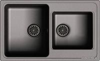 Кухонная мойка Ewigstein Elegant 80D (черный)