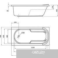 Berges Wasserhaus Lumbo 150x75 050004 (с каркасом)