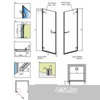 Radaway Arta DWJ I 80 L 386071-03-01L