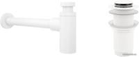 Wellsee Drainage System 182108002 (сифон, донный клапан, матовый белый)