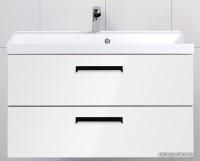 BelBagno Тумба под умывальник Aurora-900-2C-SO-BL (bianco lucido)