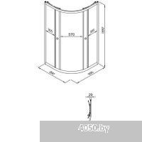 Triton Альфа-Блэк 90x90 (без поддона)