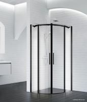 BelBagno Acqua-R-2-90-C-NERO (прозрачное стекло)