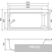 Lauter Seraphina 170x80 2112170L (с каркасом)