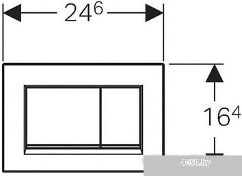 Панель смыва Geberit Sigma 30 115.883.KJ.1 (белый/глянцевый хром)