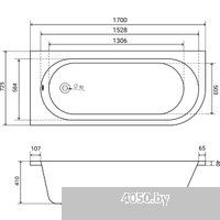 Lauter Monaco 170x72.5 2113170L (с каркасом)