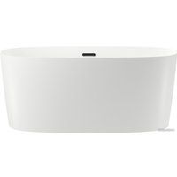 Wellsee Clin 140x70 230201003 (отдельностоящая ванна белый глянец, экран, ножки, сифон-автомат матов