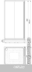 Radomir 90x100 1-09-1-0-0-1210 (прозрачное стекло)