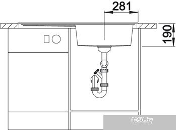 Кухонная мойка Blanco Zenar XL 6 S (жасмин, левая) [519286]