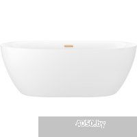 Wellsee Enjoy e Amedeo 175x83 23740104R (отдельностоящая ванна белый глянец, экран, ножки, сифон-авт