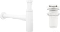 Wellsee Drainage System 182123002 (сифон, донный клапан, матовый белый)
