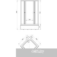 Triton Грэй В 90х90 (белый)