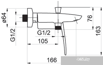 Смеситель Rubineta Aero-10 (540030)