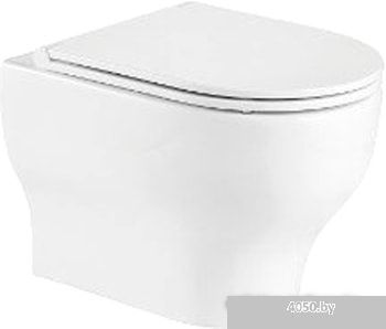 Унитаз WeltWasser Erlenbach 004 GL-WT + Marberg 410 SE (белый глянец/хром)