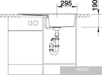 Кухонная мойка Blanco Metra 5 S (антрацит) [513044]