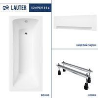 Lauter Bianca 160х70 21207160 (с ножками и лицевым экраном)