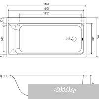 Lauter Seraphina 160x80 2112160R (с каркасом и лицевым экраном)