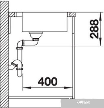 Кухонная мойка Blanco Zerox 700-IF/A Durinox (с клапаном-автоматом)