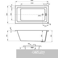 Wellsee FreeDom 2.0 180x85 233003000 (встраиваемая ванна белый глянец)
