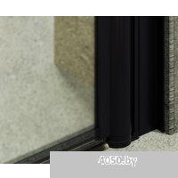 MaybahGlass 198x80 MGD-435-6 (сатин стекло/черный)