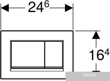 Geberit Sigma 30 New 115.883.JT.1 (белый матовый/хром глянцевый)