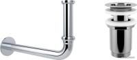Wellsee Drainage System 182101004 (сифон, выпуск, хром)