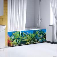 Экран под ванну Comfort Alumin Коралловый риф 3D 1.5