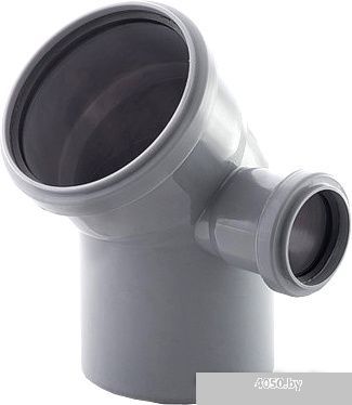 РосТурПласт Отвод для внутренней канализации левый 110х50х45°