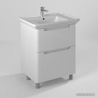 Briz Тумба напольная Альби 75 с умывальником Дуглас