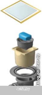 Трап/канал Pestan Confluo Standard Dry 2 White Glass Gold