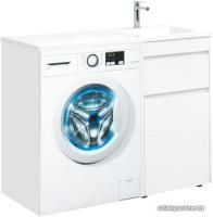 Aquanet Тумба Токио 48 с умывальником Даллас 110 R 00239299 (белый)