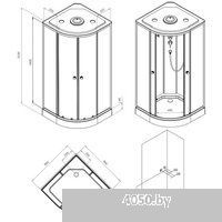 AM.PM X-Joy 90x90 W94C-401-090MT