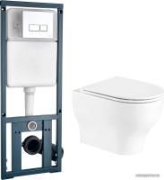 Унитаз WeltWasser Erlenbach 004 GL-WT + Marberg 410 SE (белый глянец/хром)