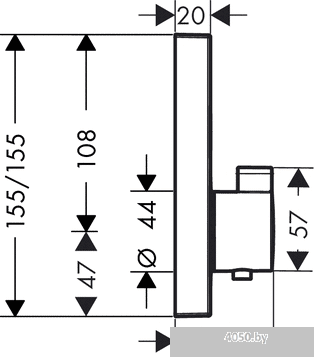 Смеситель Hansgrohe ShowerSelect 15763000
