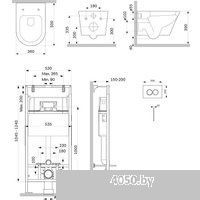 AM.PM Master Fit IS100138.741701 (с кнопкой смыва)