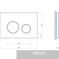 Saniteco KW-99046 в комплекте с инсталляцией + 64117 + S-IN-MZ-LINK_PRO