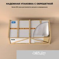 Wellsee DeSire 159,5x77 231501003 (отдельностоящая ванна белый глянец, экран, ножки, сифон-автомат м