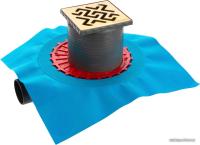 Berges Wasserhaus Zentrum Antik 100х100 092364 (золото глянец)