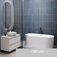 Wellsee Chalice Perfection 166x77 230601002 (отдельностоящая ванна белый глянец, экран, ножки, сифон