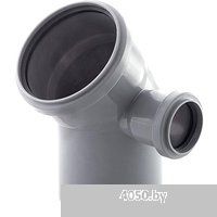 РосТурПласт Отвод для внутренней канализации левый 110х50х45°