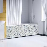 Экран под ванну Comfort Alumin Жемчужная мозаика 73x50 (торцевой)