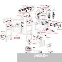 Saniteco KW-9004W в комплекте с инсталляцией + AM101/1120 + M71-BL-01