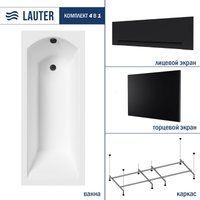 Lauter Amelia 180 21204080 (с каркасом, лицевым и торцевым экранами черного цвета)