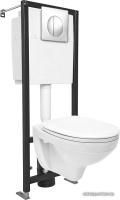 Унитаз Cersanit Delfi SET-DEL/Black/TPL/Cg