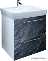 MarkaOne Тумба VisBaden 60П У72750 под умывальник Q60 (черный)