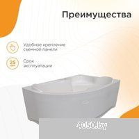 Radomir Ирма Терапия 169x110 с полотенцедержателем 2-81-2-1-0-217 (с гидромассажем, левый)