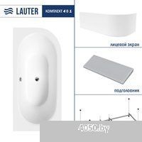 Lauter Bliss 160 L 21201061L (с каркасом/серый подголовн/белый лицевой экран)