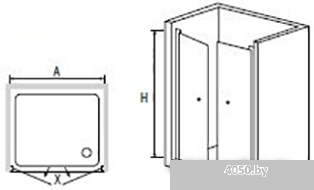 Душевая дверь RGW PA-04 80 см