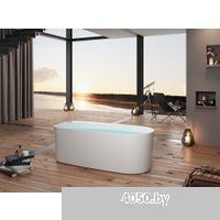 Aquatek Прима 80x170 AQ-1115780 (белый глянцевый, с ножками и сливом)